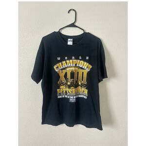 2000s Pittsburgh Steelers World Champions T-Shirt - Large